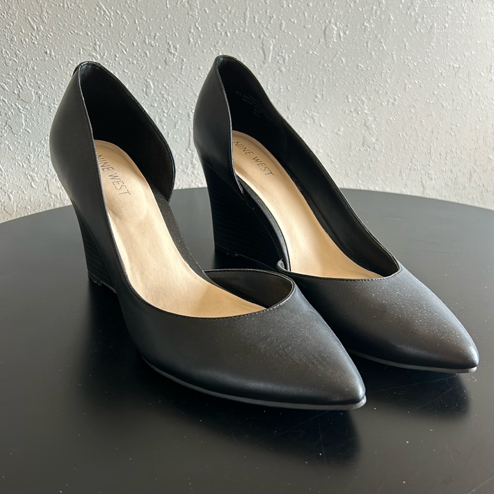 Wedge high heels, very gently used